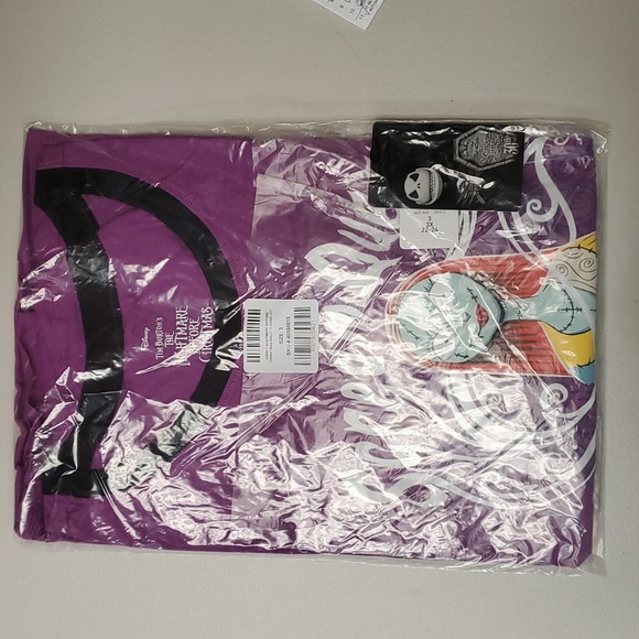 ❤️NWT VINTAGE TORRID TEE - NIGHTMARE BEFORE CHRISTMAS SALLY HALLOWEEN TOP - Picture 13 of 14